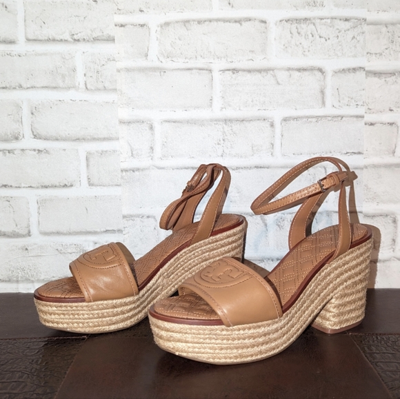 Tory Burch Fleming Espadrille Sandals size 10 - Picture 7 of 14